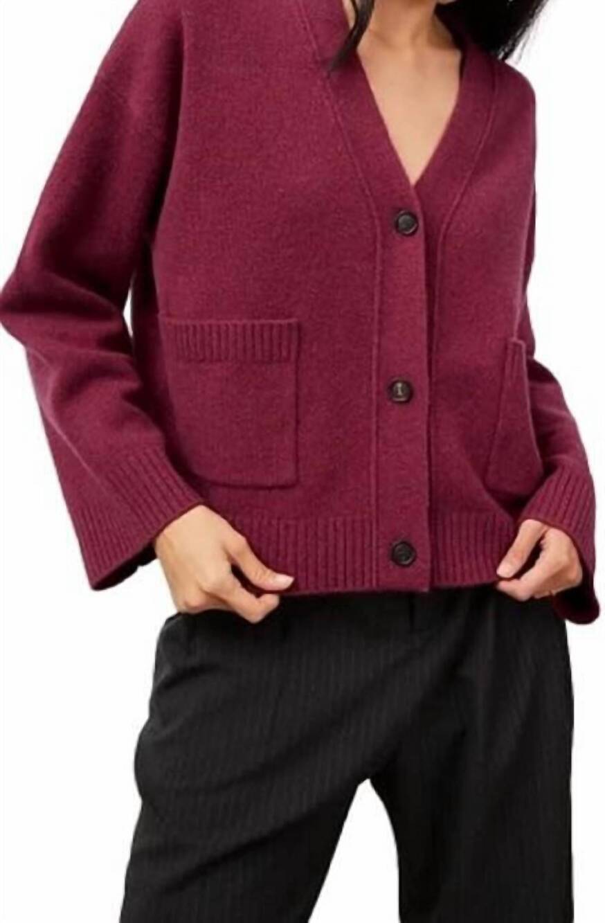 NEW RAILS lindi cardigan in magenta